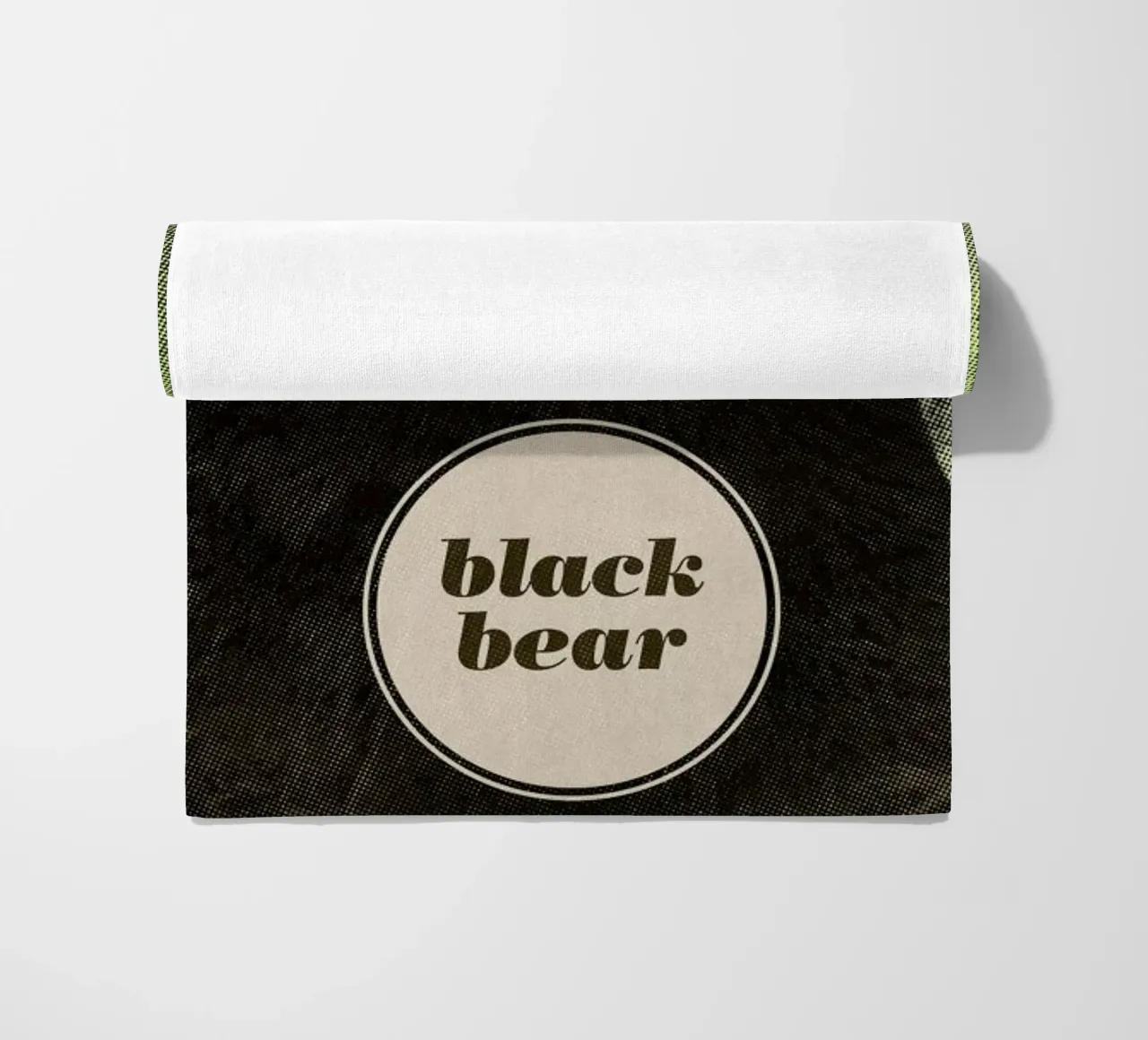 Black Bear beach towel by Chase Kunz