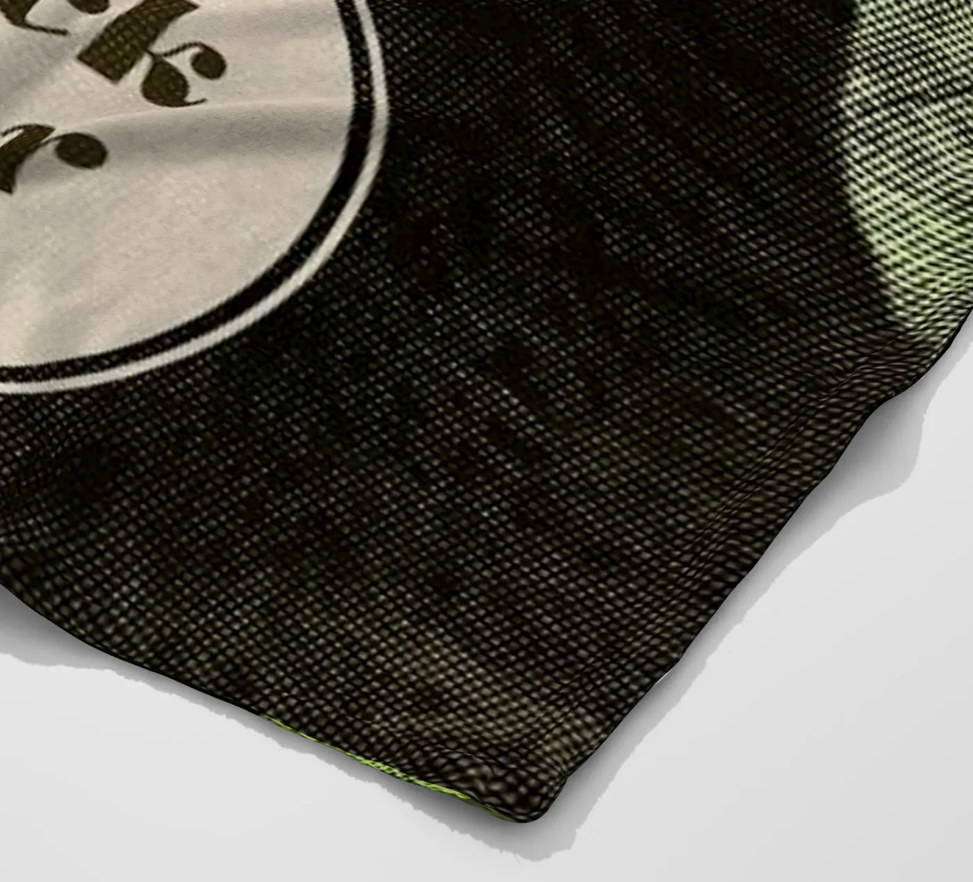 Black Bear fleece blanket by Chase Kunz