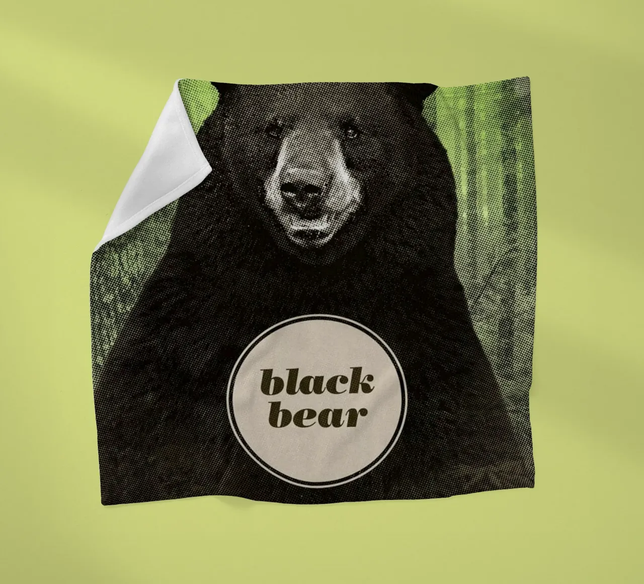 Black Bear fleecedeken van Chase Kunz