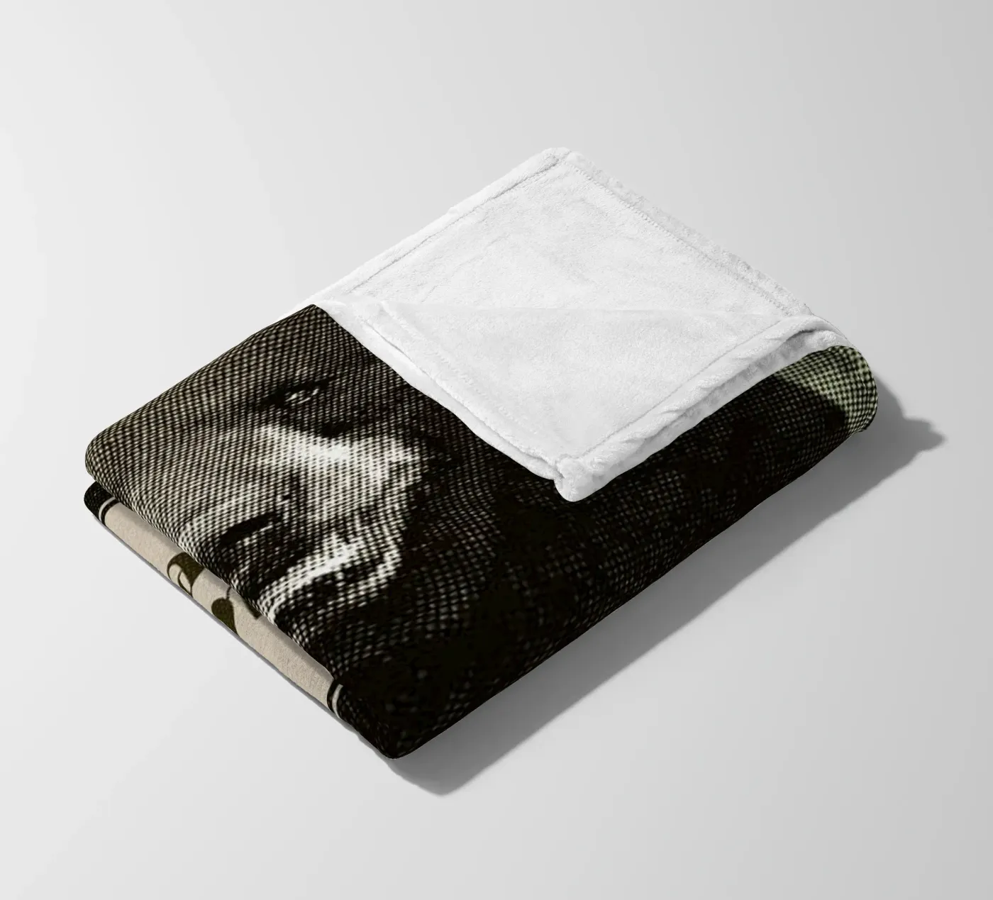 Black Bear fleece blanket by Chase Kunz