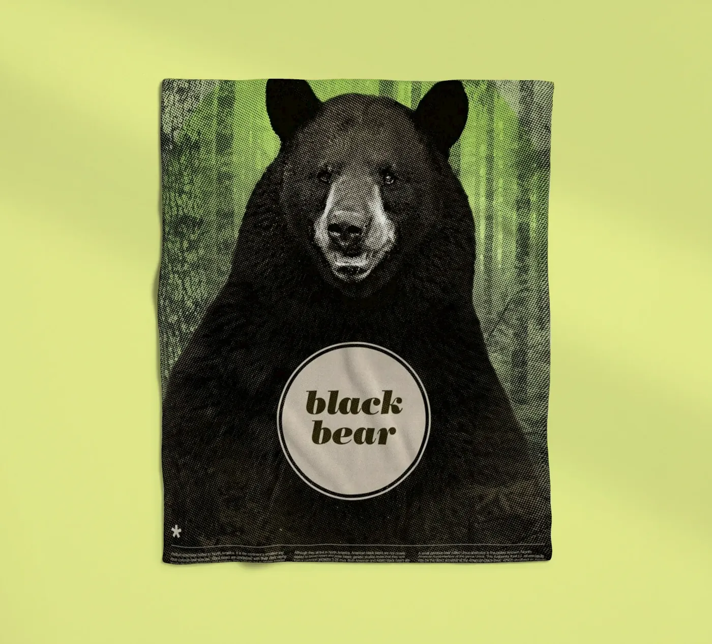 Black Bear fleecedeken van Chase Kunz