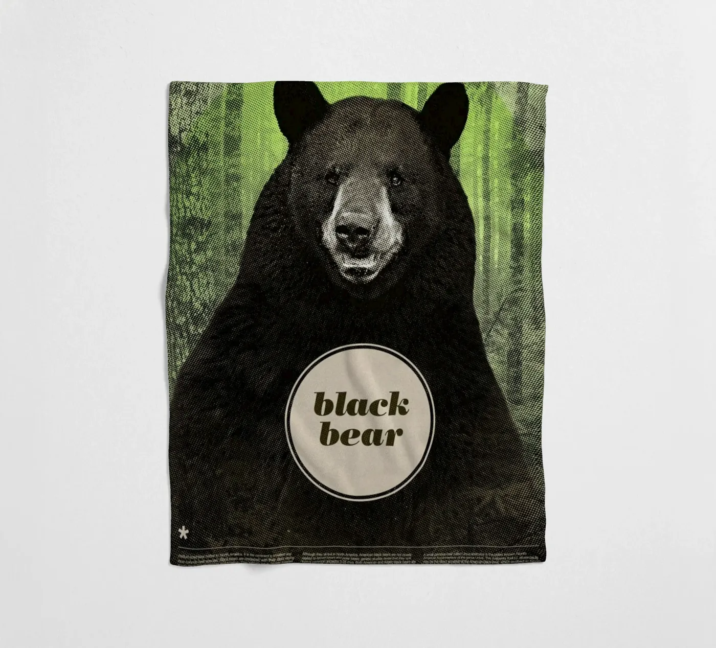 Black Bear fleecedeken van Chase Kunz