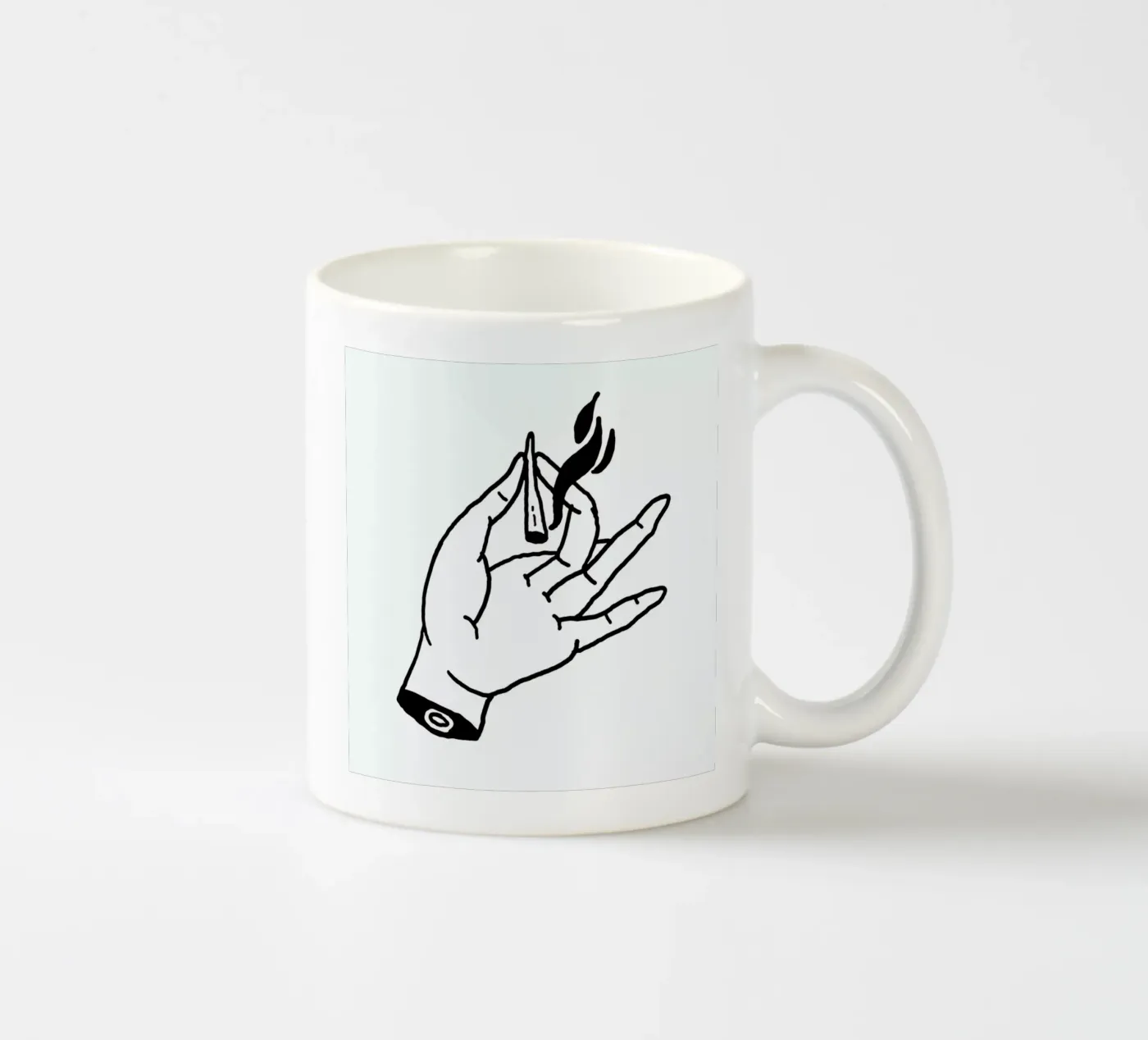Smoke ceramic mug by Nick Cocozza