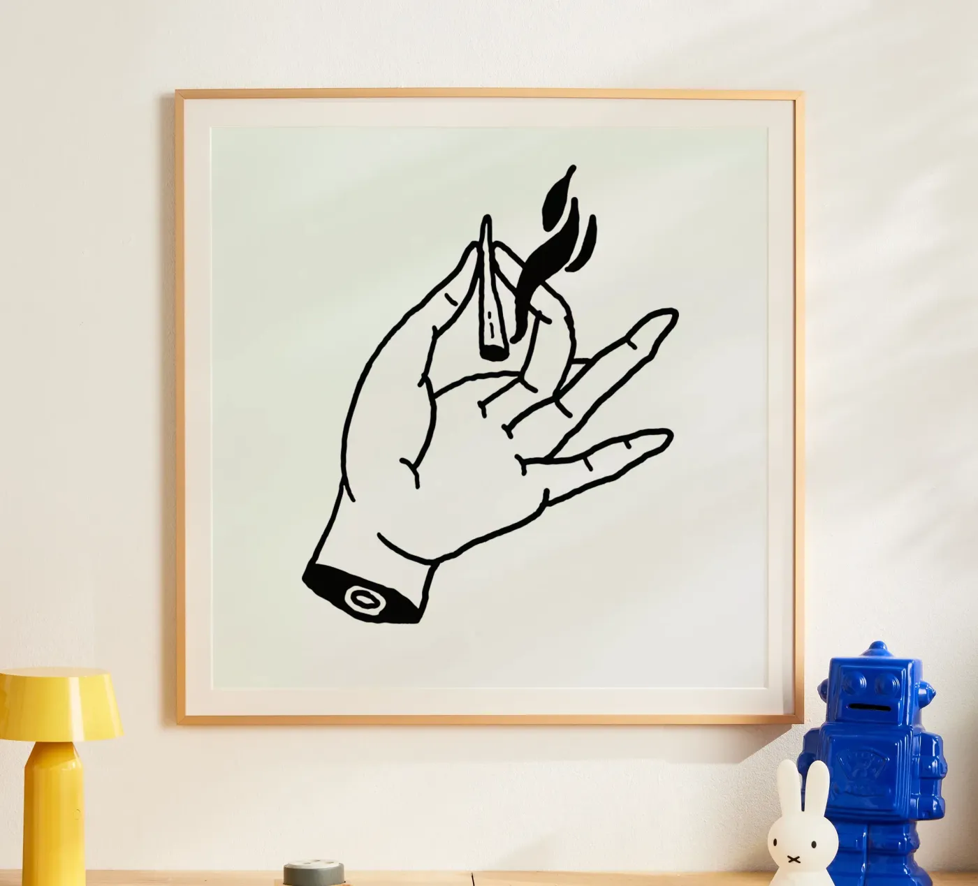 Smoke Poster von Nick Cocozza