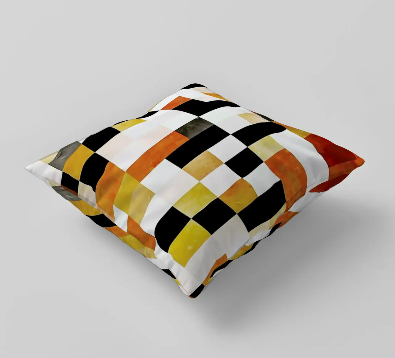 Orange Squares cuscino da In Full Color