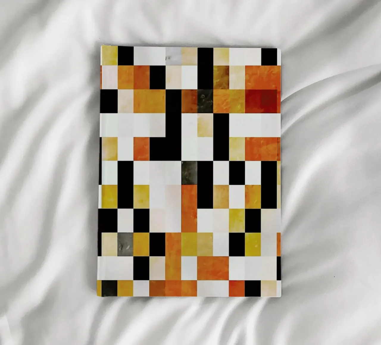 Orange Squares notebook by In Full Color