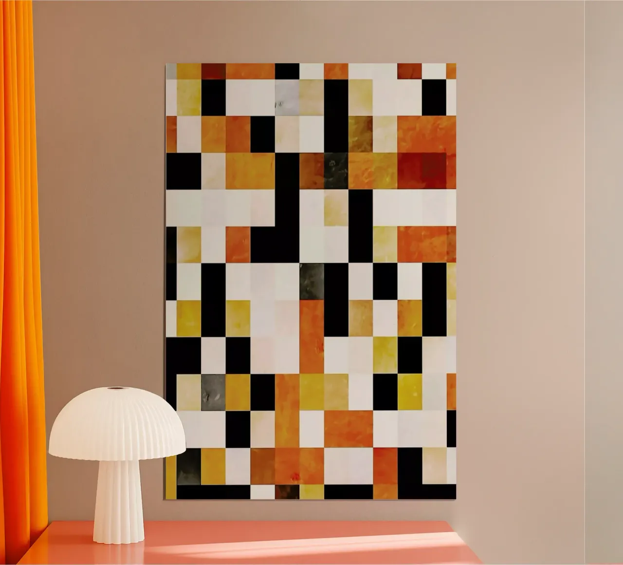 Orange Squares poster da In Full Color