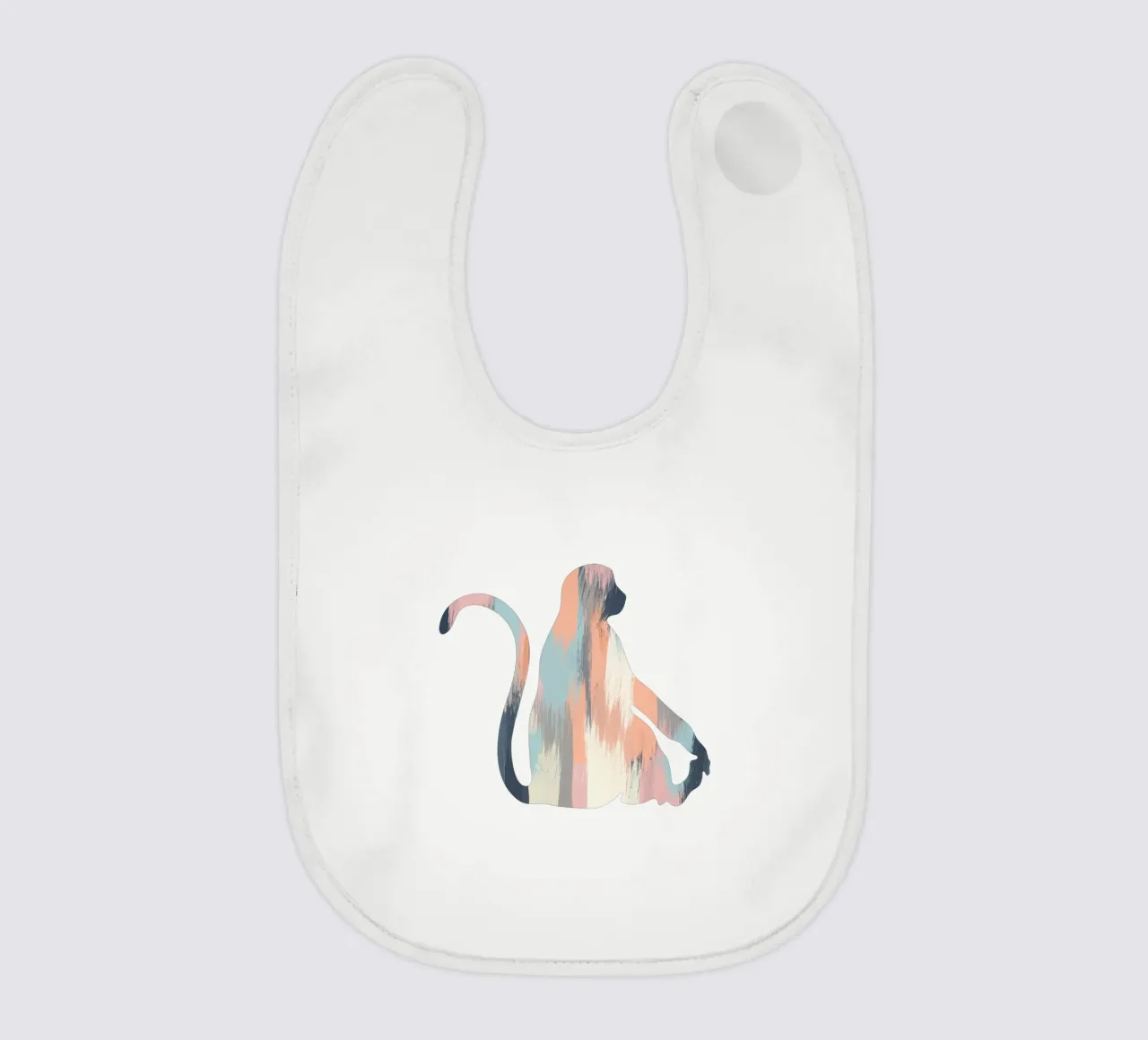 Pastel Monkey bavaglino da Orara Studio