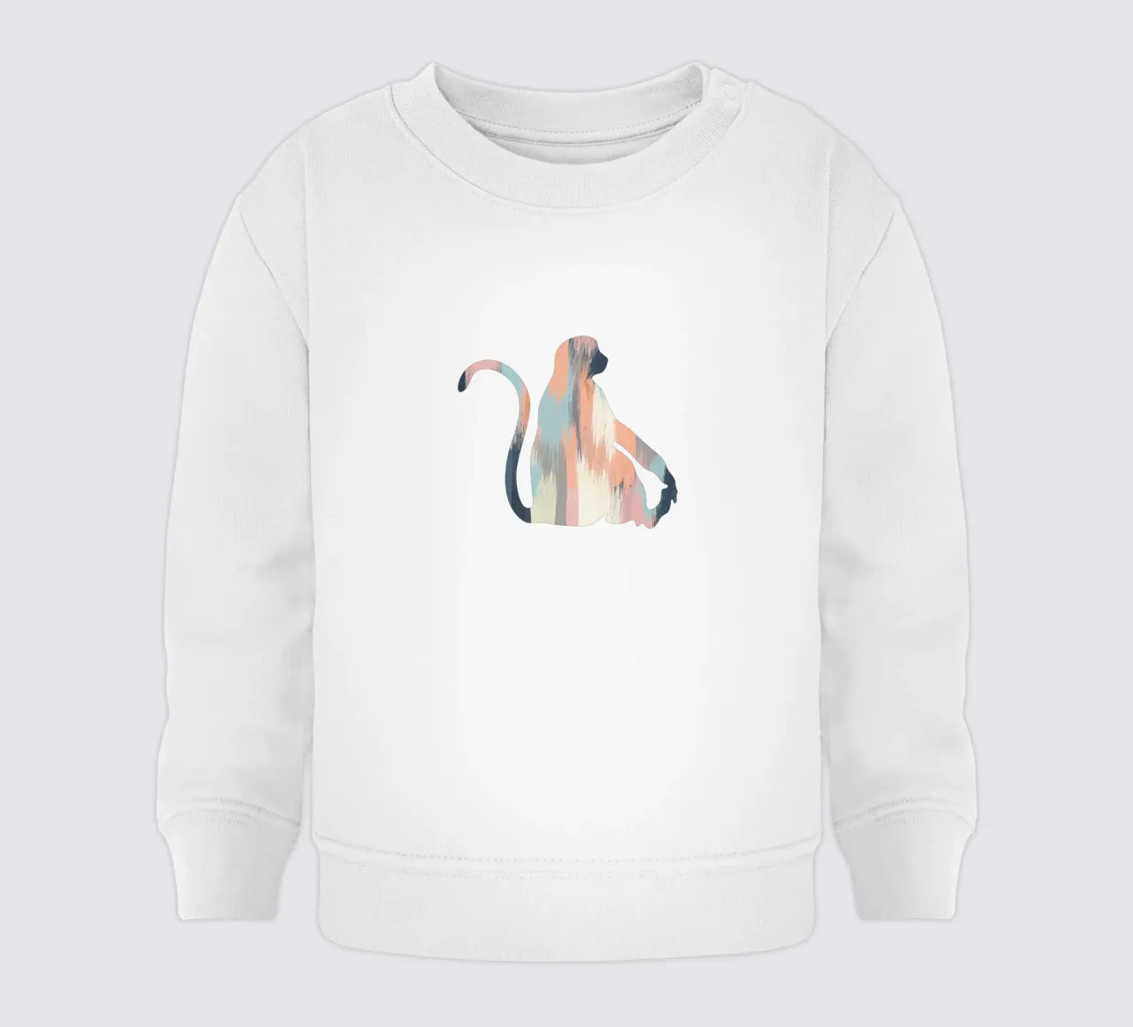 Pastel Monkey felpa neonato da Orara Studio