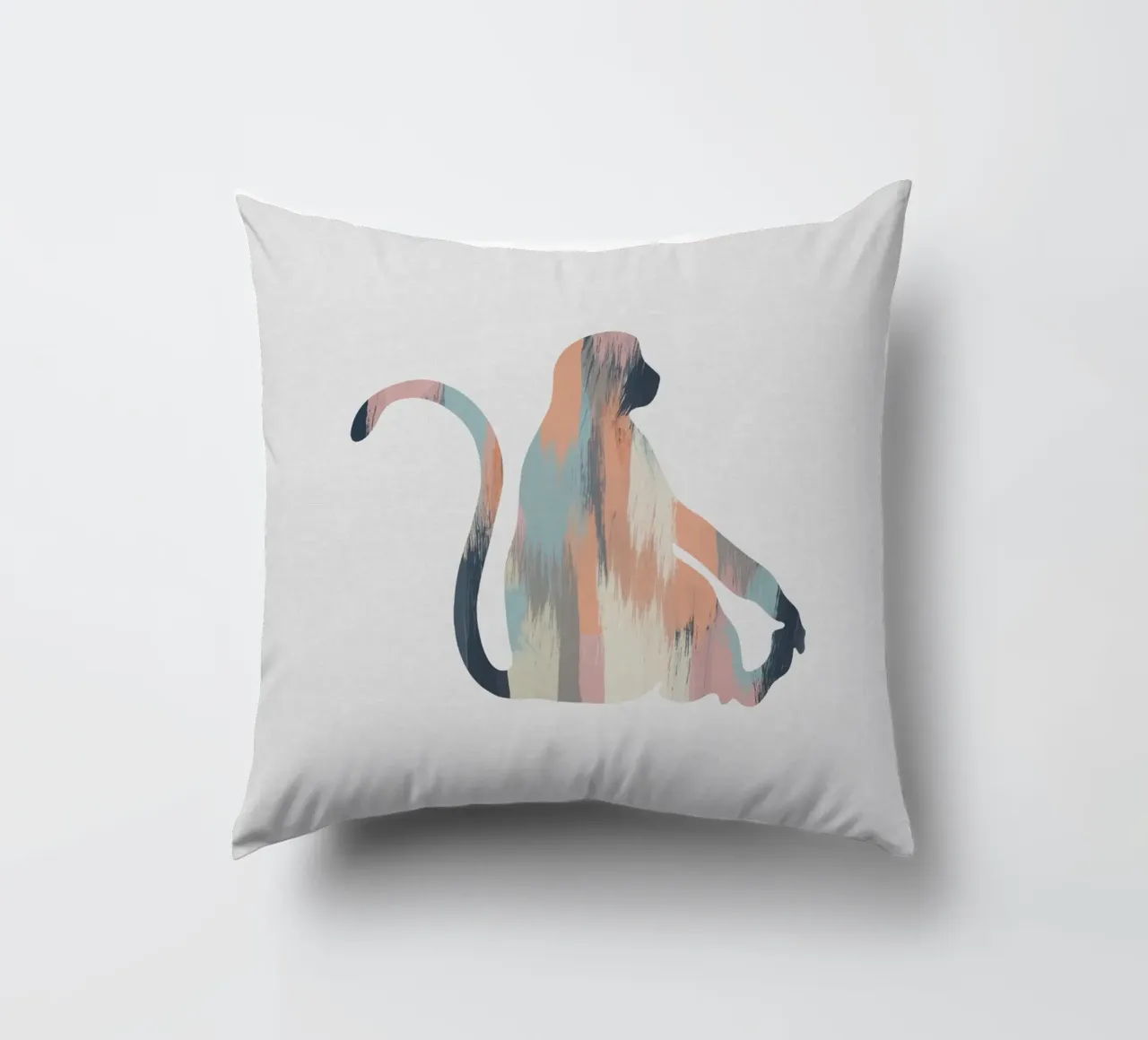 Pastel Monkey cuscino da Orara Studio