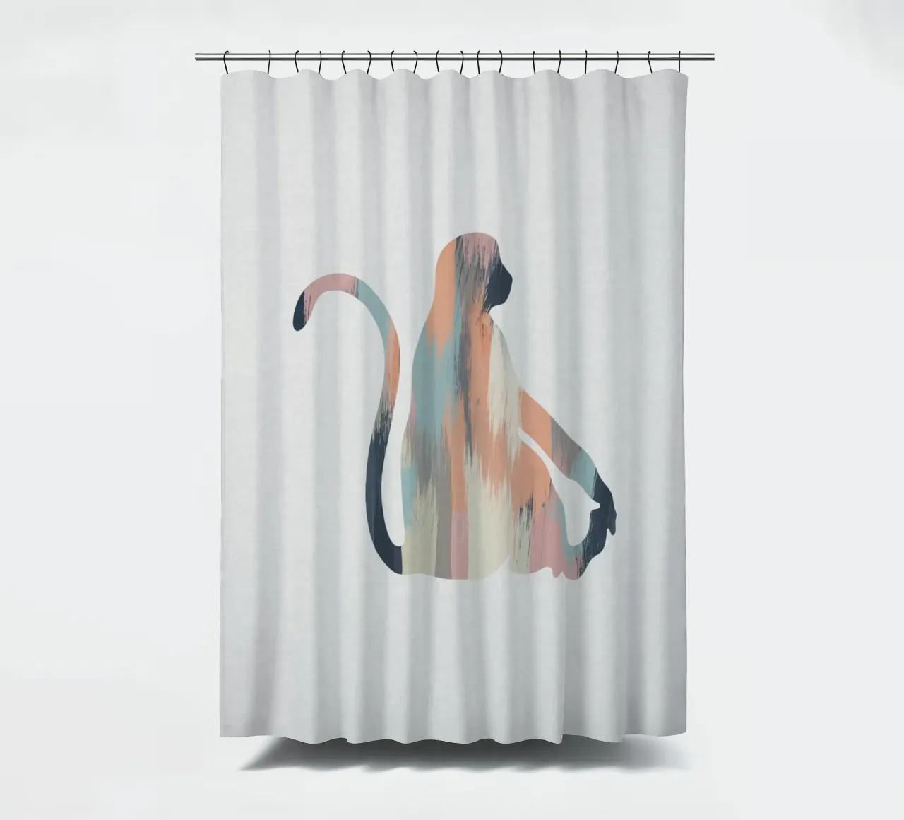 Pastel Monkey tenda da doccia da Orara Studio