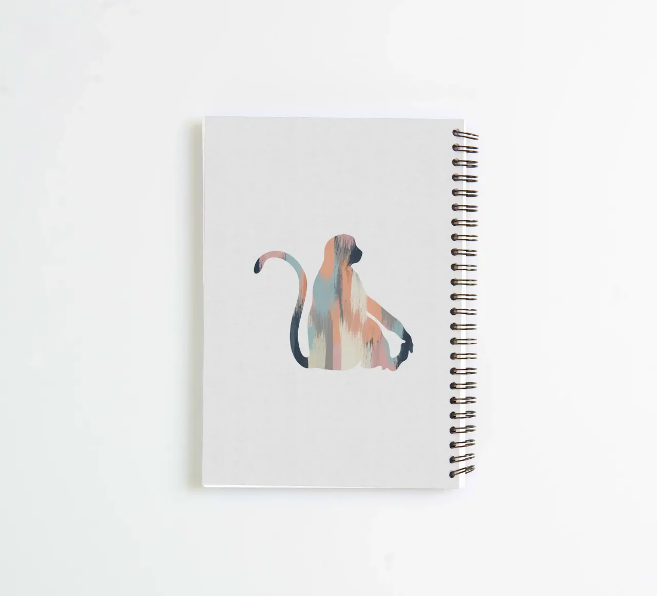 Pastel Monkey spiral notebook by Orara Studio