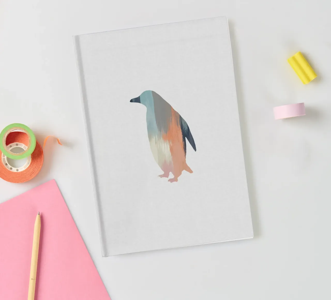Pastel Penguin notebook by Orara Studio