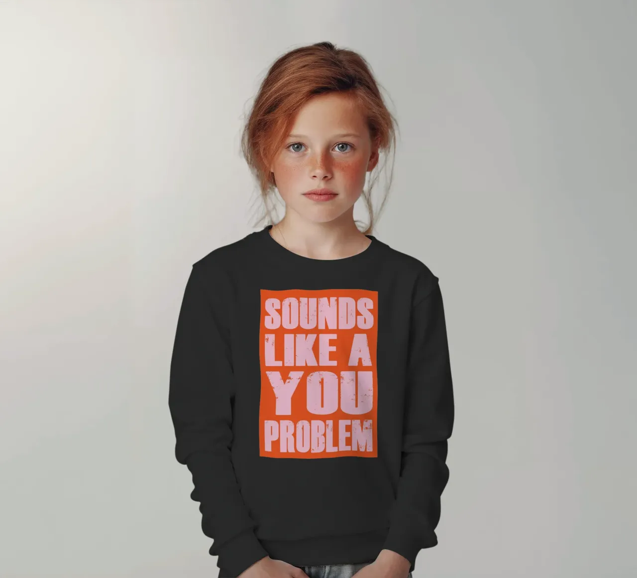 Sembra un problema tuo felpa bambino da syabiqo