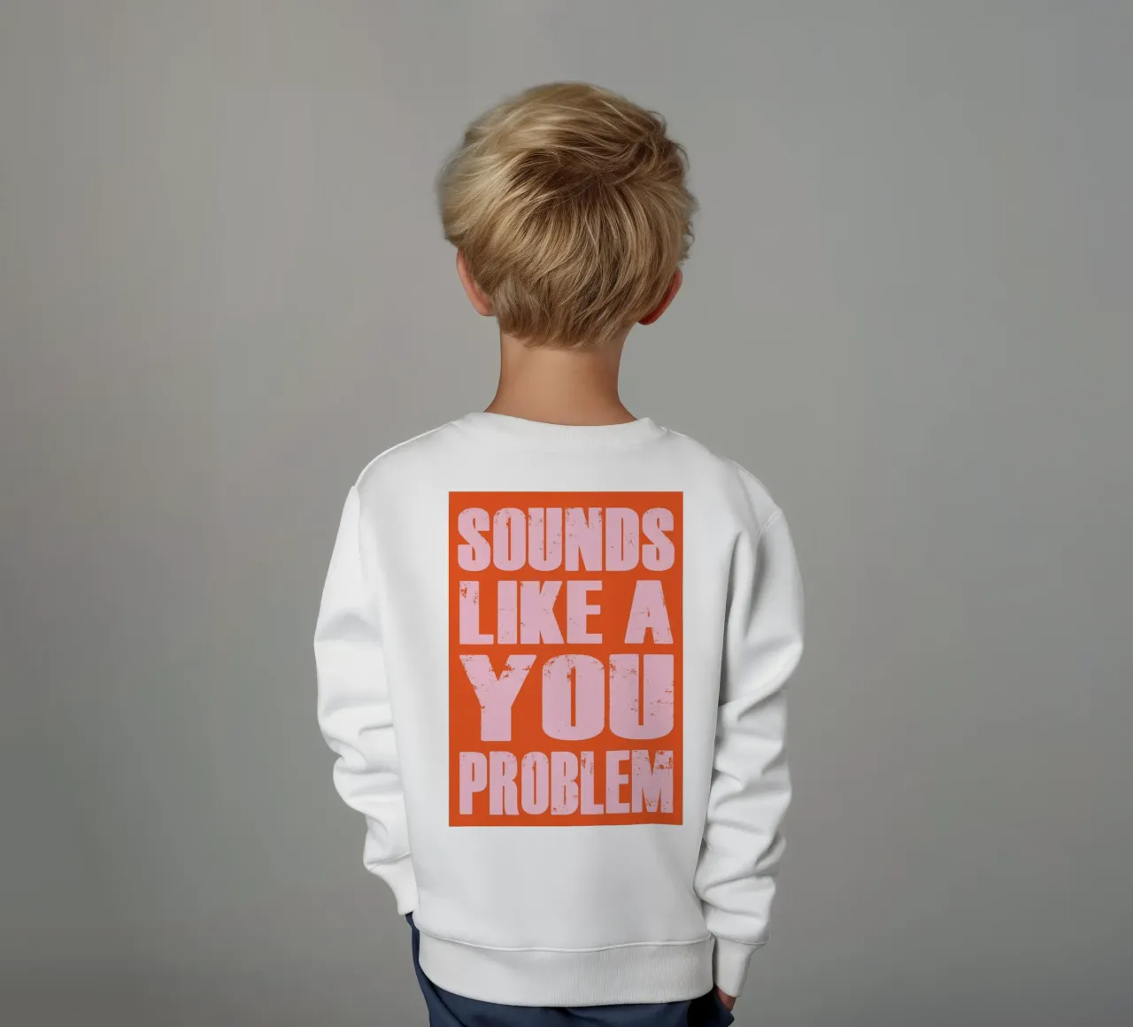 Sembra un problema tuo felpa bambino da syabiqo