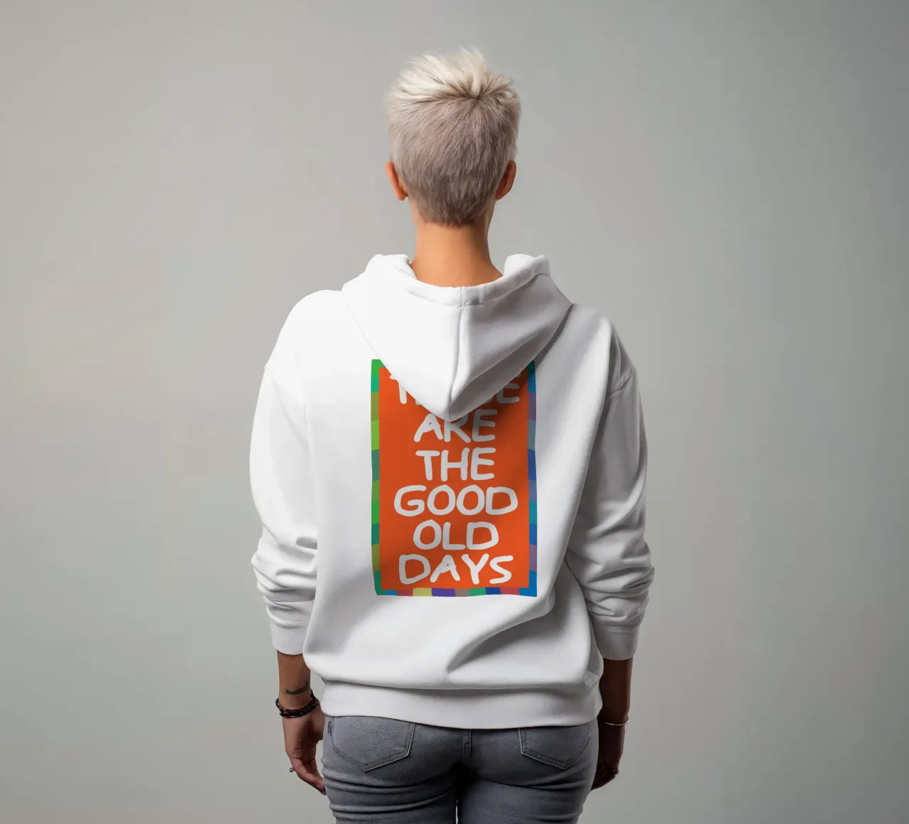 Questi sono i bei tempi andati felpa con cappuccio da syabiqo