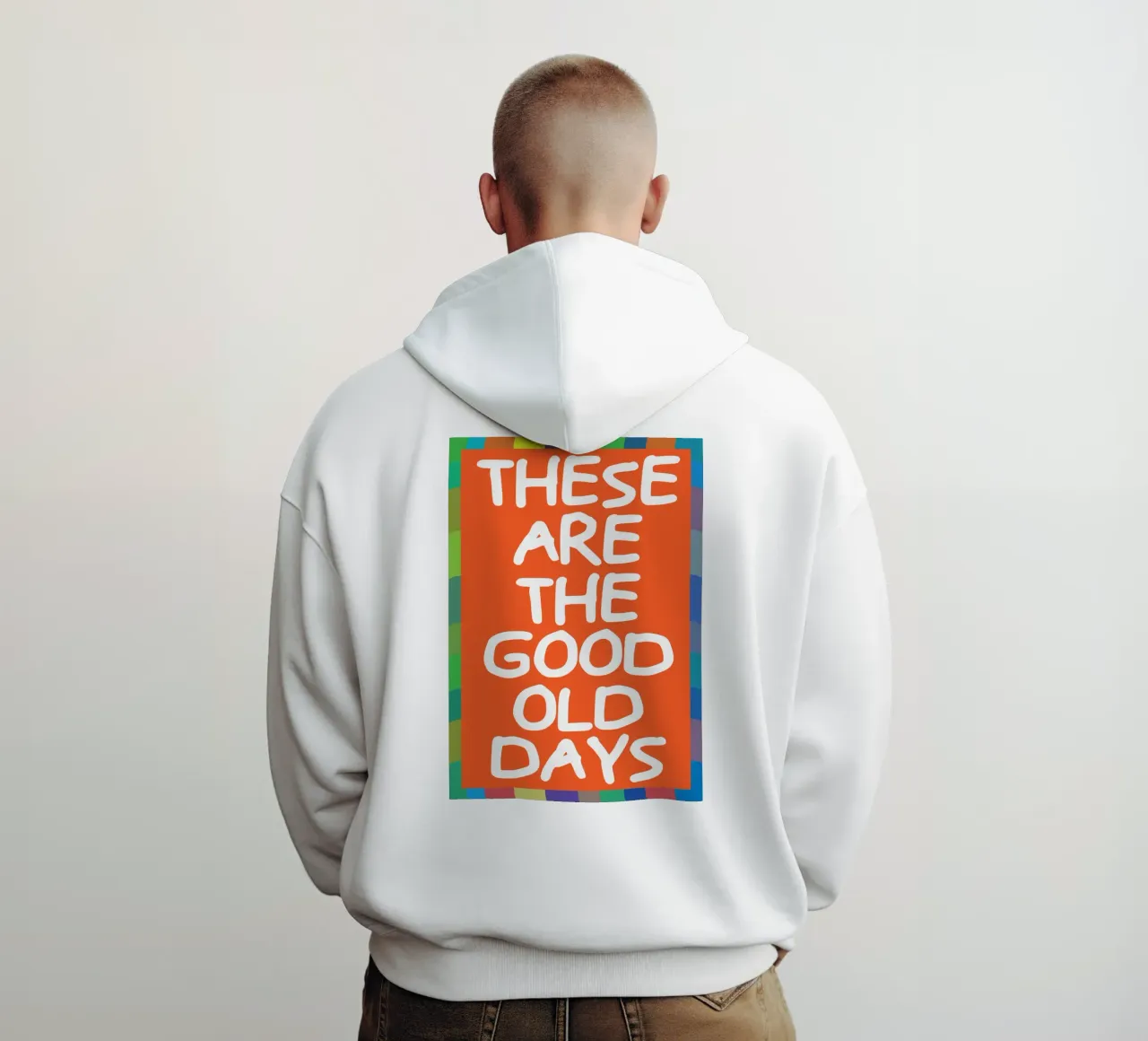 Questi sono i bei tempi andati felpa con cappuccio da syabiqo