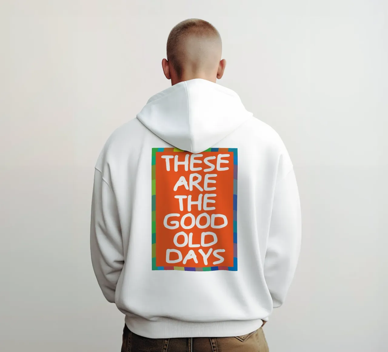 Questi sono i bei tempi andati felpa con cappuccio da syabiqo