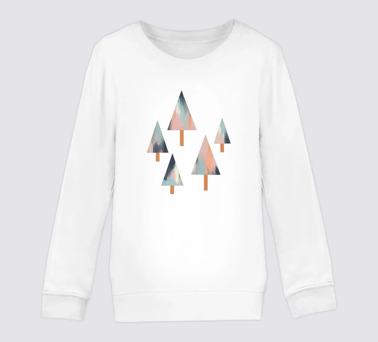 Pastell-Bäume Kinder Sweatshirt von Orara Studio