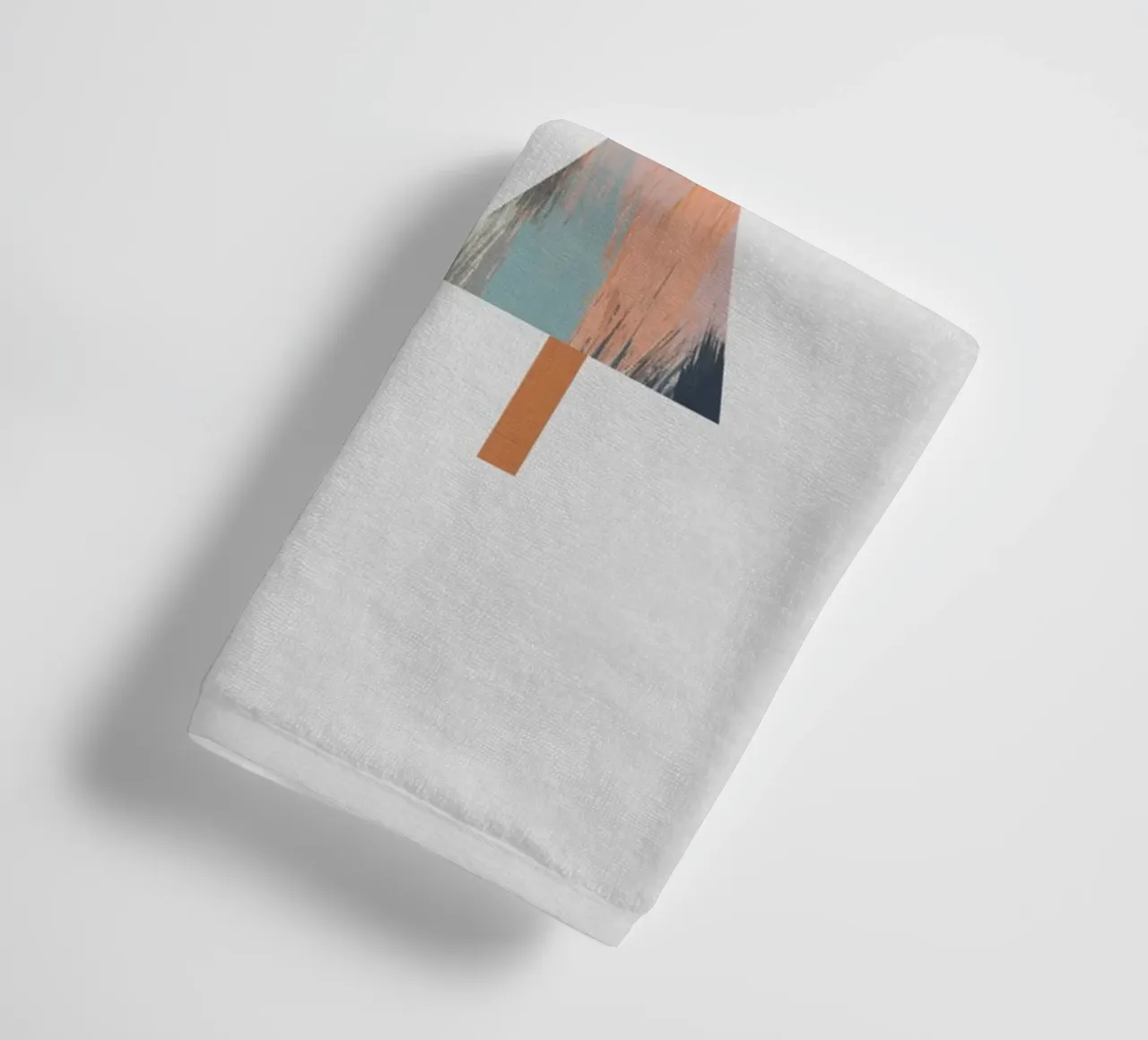 Pastel Trees towel by Orara Studio
