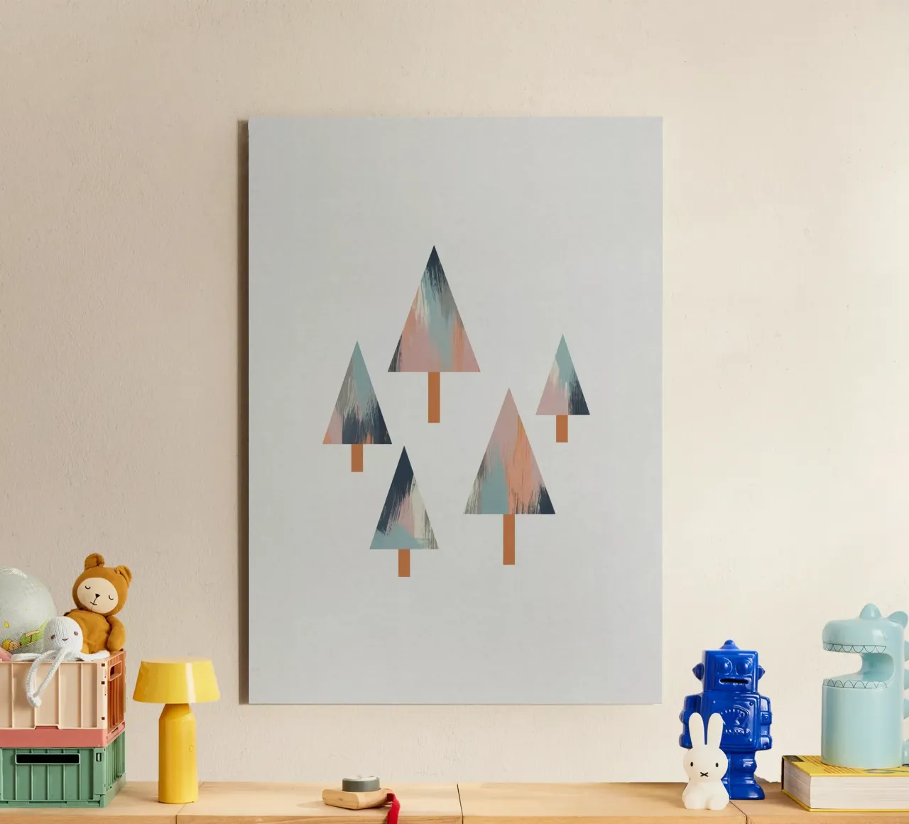 Pastel Trees forex plate by Orara Studio