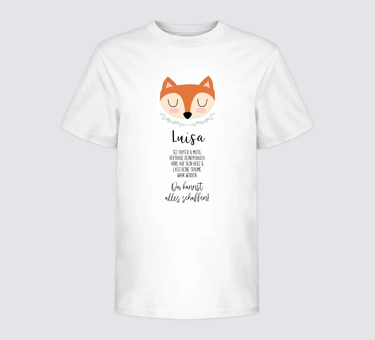 Tapfer & mutig Namensbild kids t-shirt by BAINAI