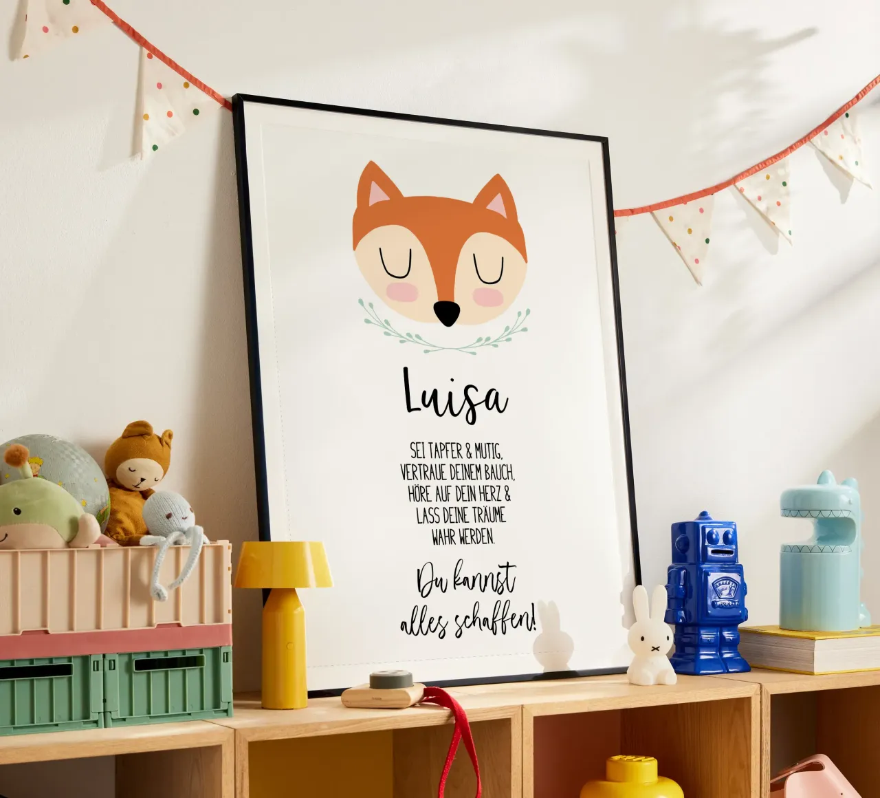 Tapfer & mutig Namensbild poster de BAINAI