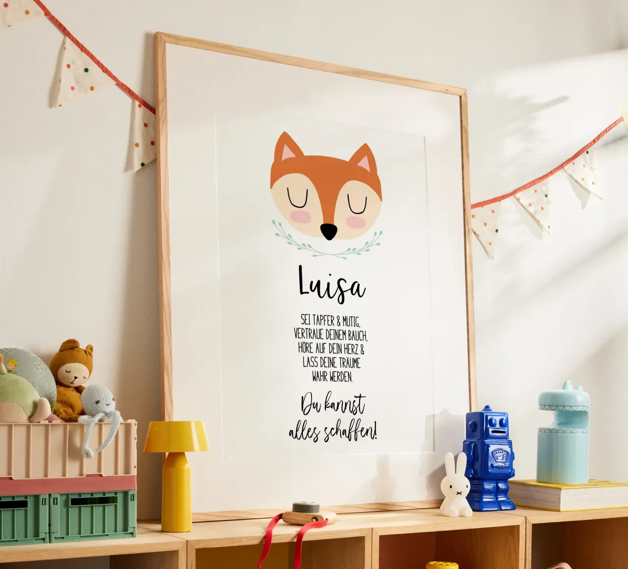 Tapfer & mutig Namensbild poster de BAINAI
