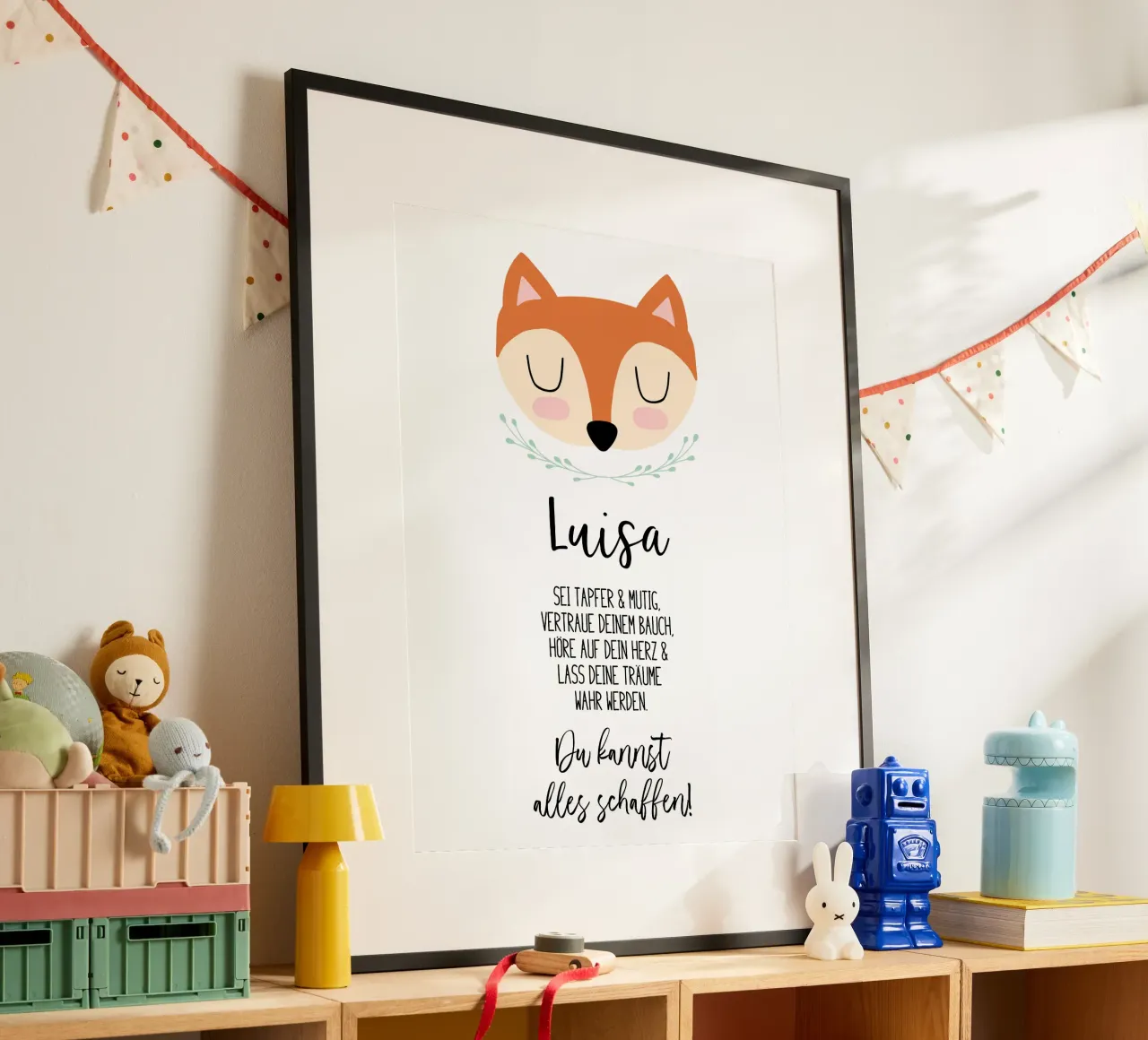 Tapfer & mutig Namensbild poster de BAINAI