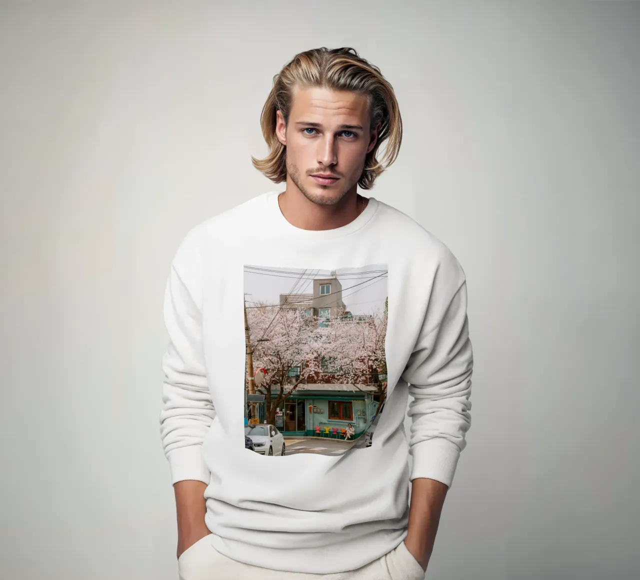 Il Cherry Blossom Café di Seul, Corea del Sud felpa da mbgraphx2