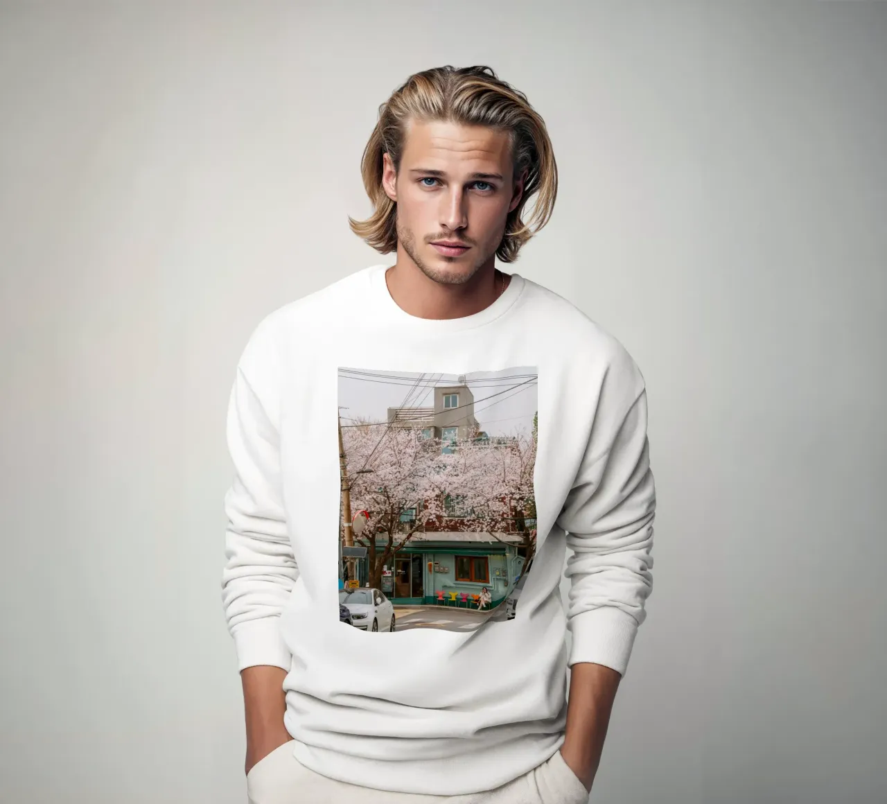 Il Cherry Blossom Café di Seul, Corea del Sud felpa da mbgraphx2