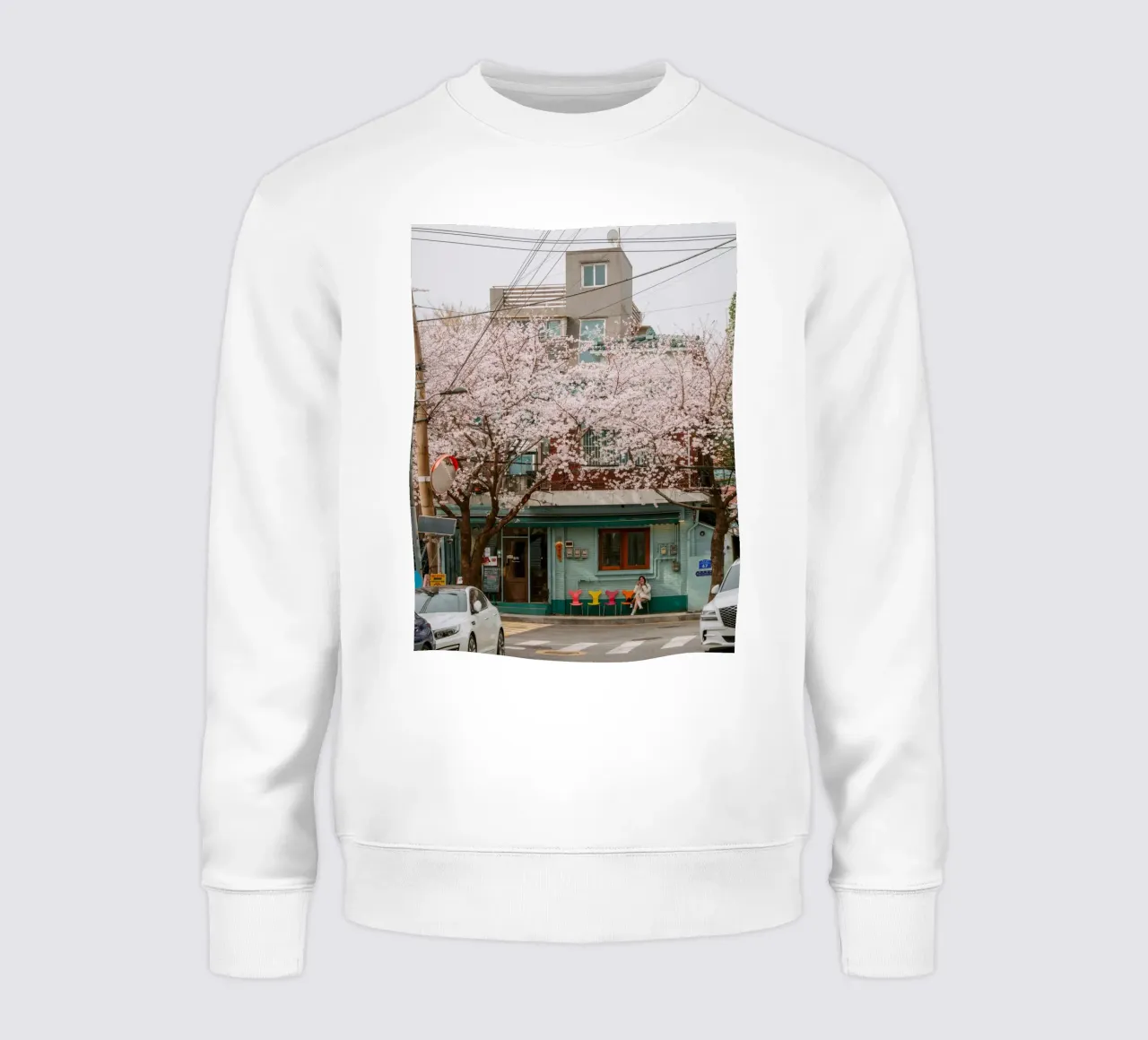 Il Cherry Blossom Café di Seul, Corea del Sud felpa da mbgraphx2