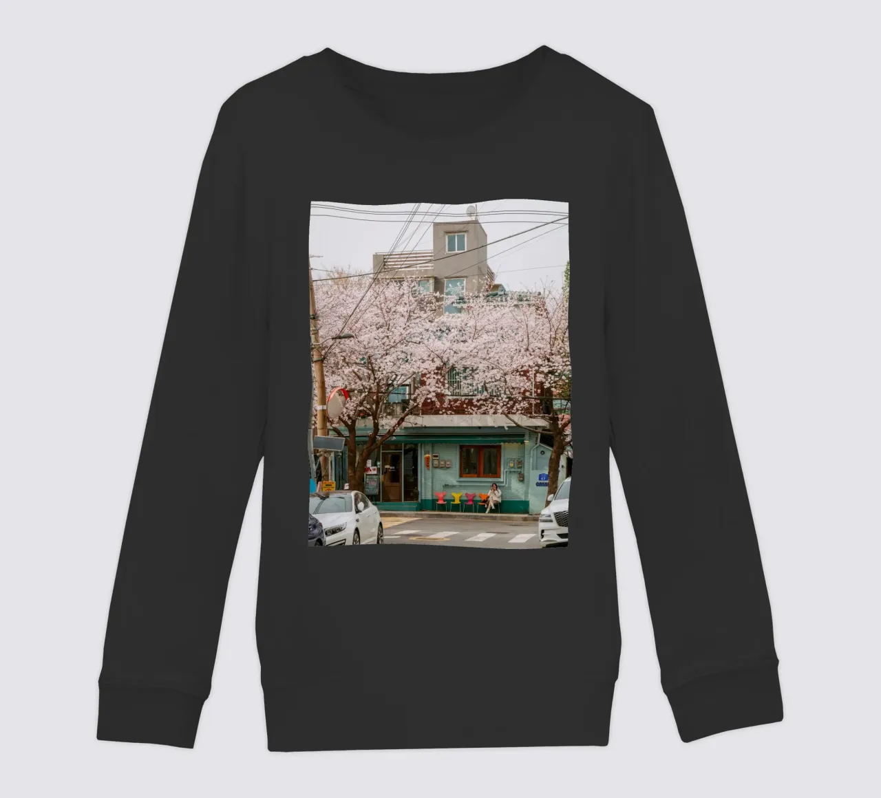 Il Cherry Blossom Café di Seul, Corea del Sud felpa bambino da mbgraphx2