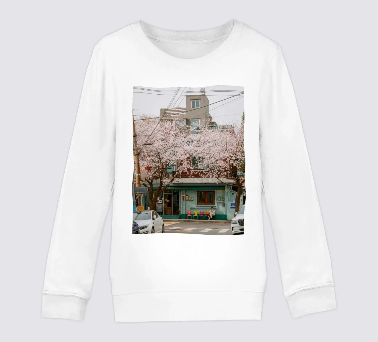 Il Cherry Blossom Café di Seul, Corea del Sud felpa bambino da mbgraphx2