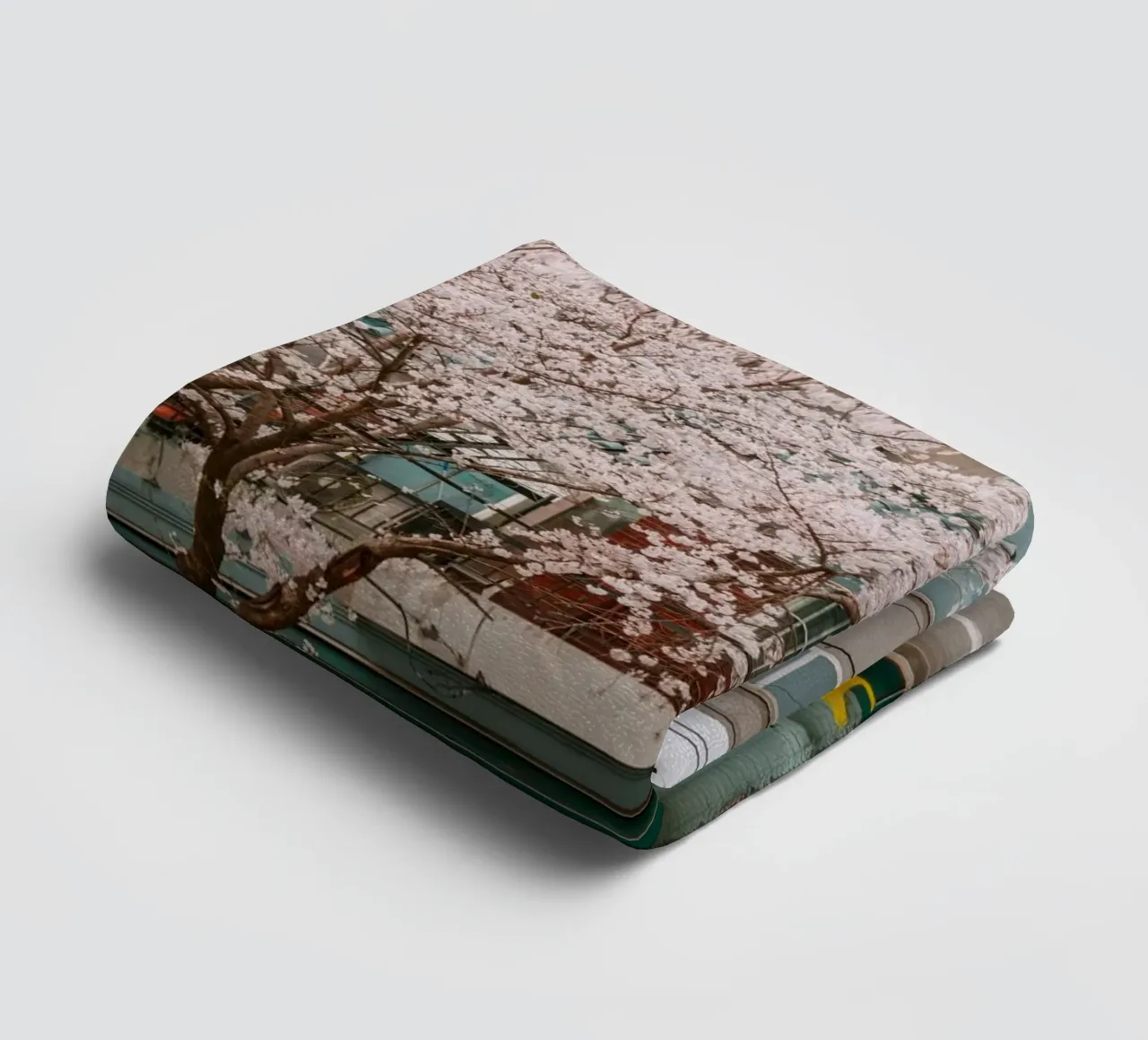 Il Cherry Blossom Café di Seul, Corea del Sud asciugamano da bagno da mbgraphx2