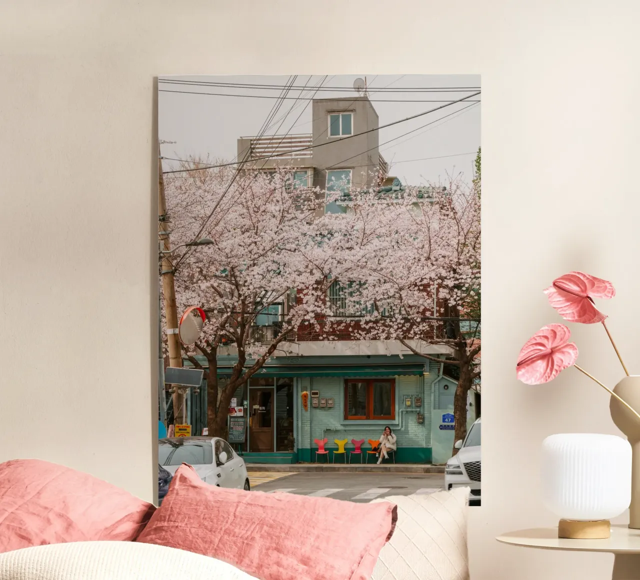 Il Cherry Blossom Café di Seul, Corea del Sud plexiglass da mbgraphx2