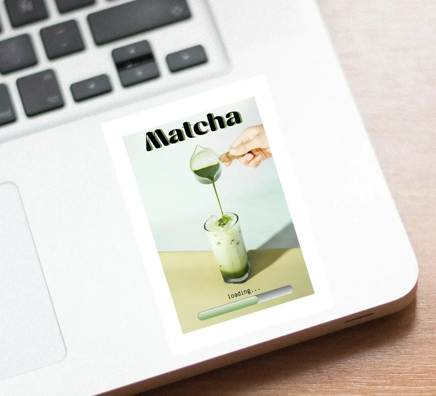 Matcha loading... sticker van Cancel Simplicity