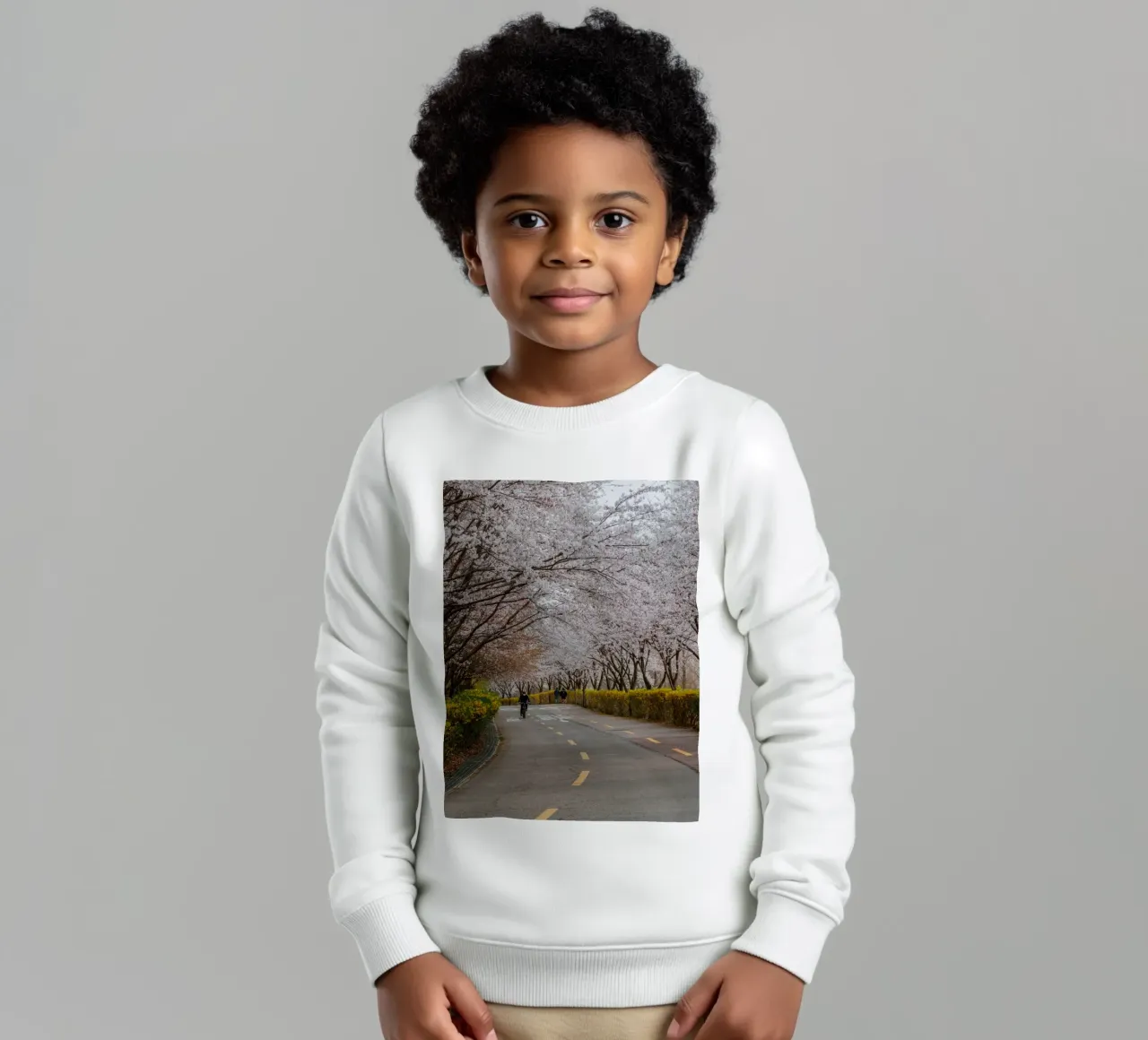 Fiori di ciliegio al Parco Haneul di Seul, Corea del Sud felpa bambino da mbgraphx2