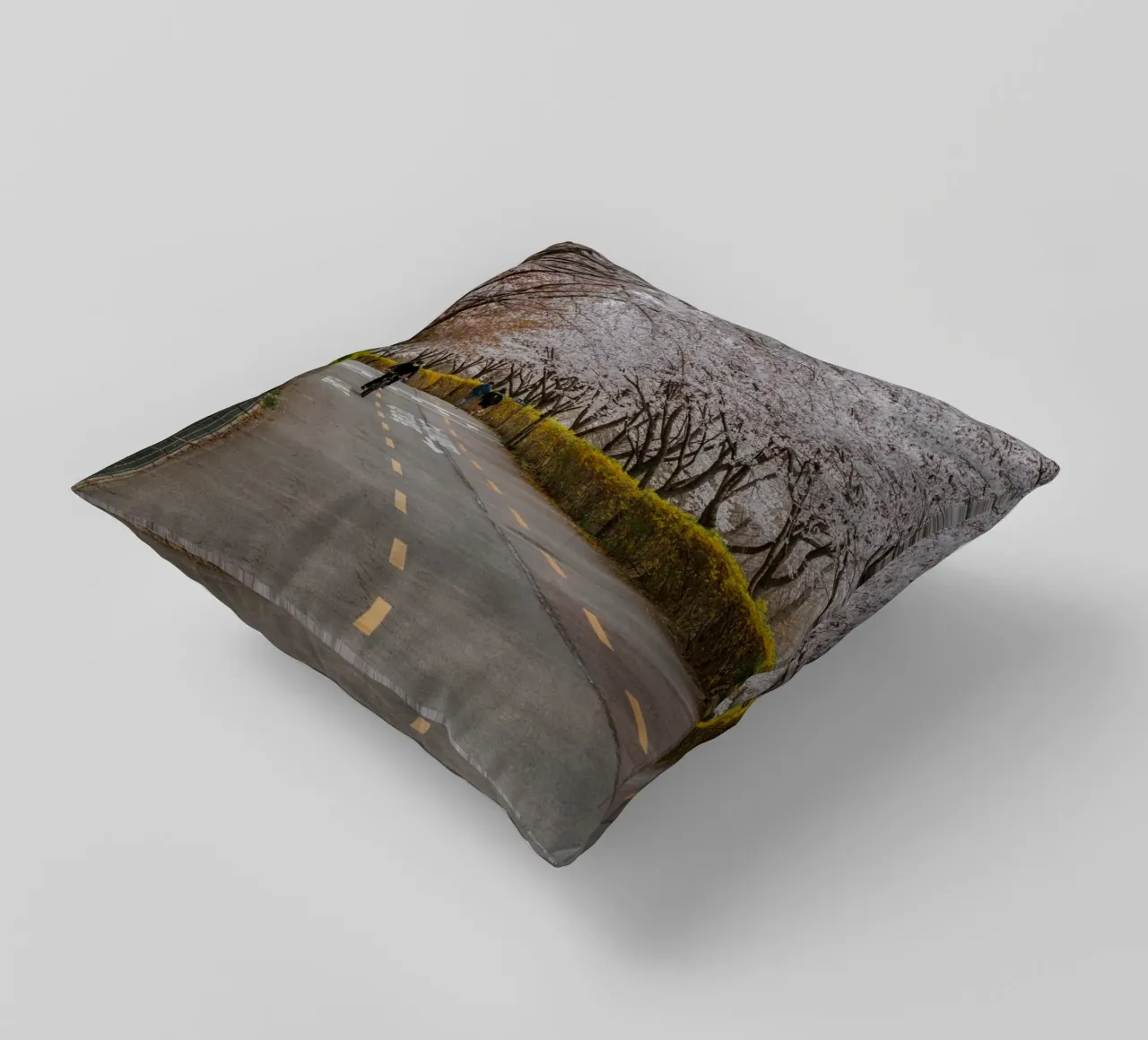 Fiori di ciliegio al Parco Haneul di Seul, Corea del Sud cuscino da mbgraphx2