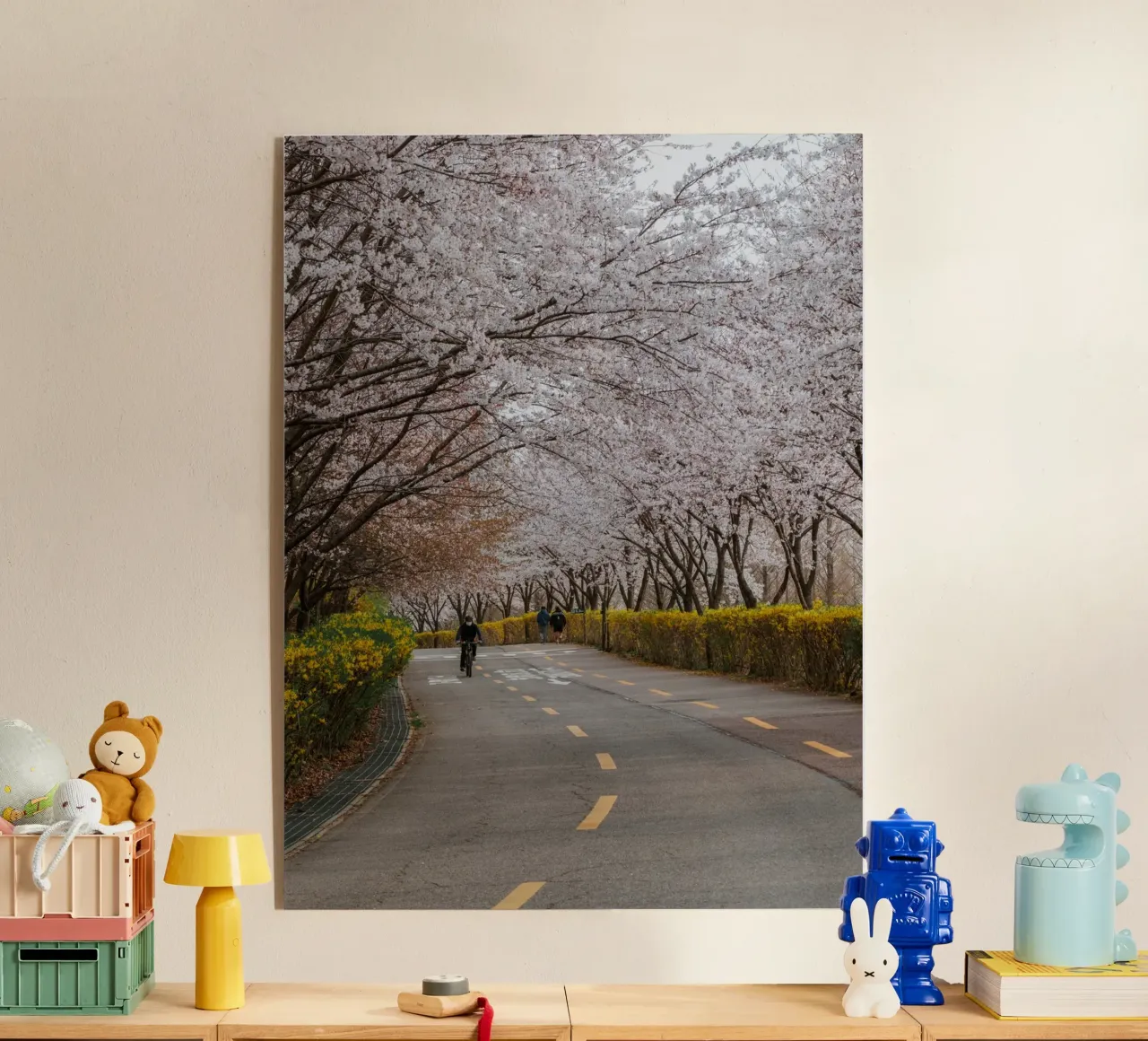 Fiori di ciliegio al Parco Haneul di Seul, Corea del Sud plexiglass da mbgraphx2