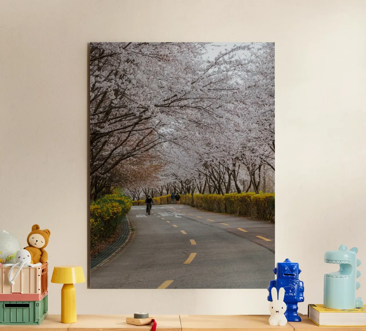 Fiori di ciliegio al Parco Haneul di Seul, Corea del Sud pannello forex da mbgraphx2