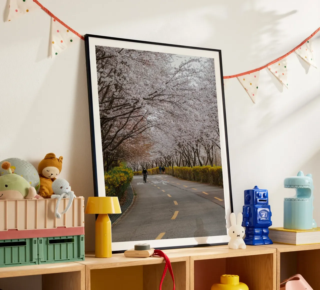 Fiori di ciliegio al Parco Haneul di Seul, Corea del Sud carta hahnemühle da mbgraphx2