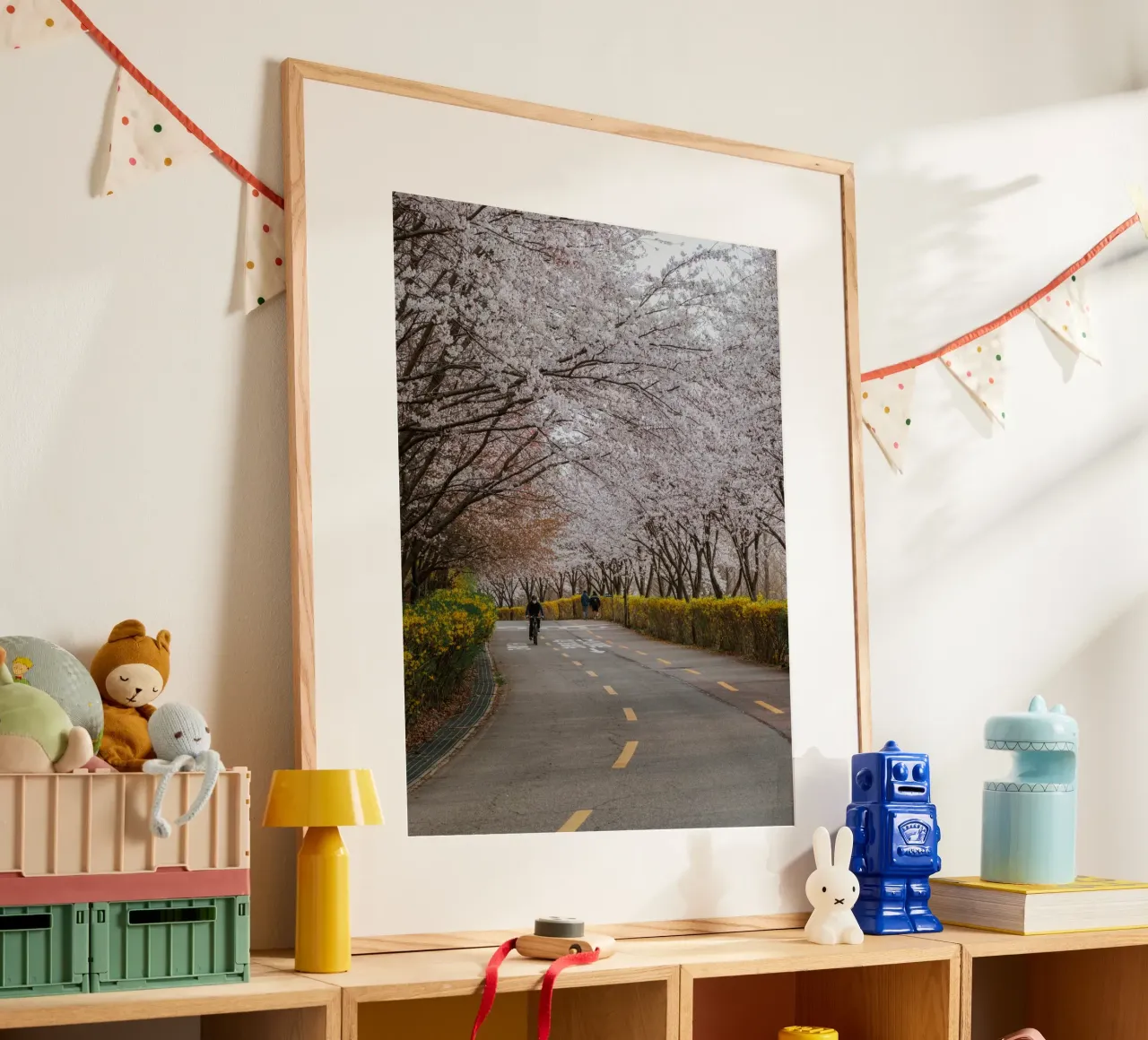 Fiori di ciliegio al Parco Haneul di Seul, Corea del Sud carta hahnemühle da mbgraphx2