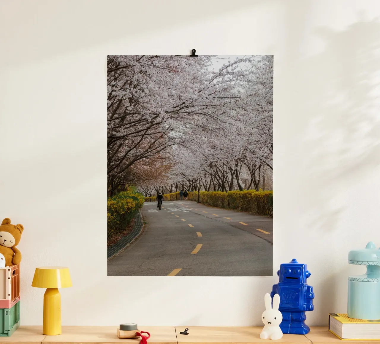 Fiori di ciliegio al Parco Haneul di Seul, Corea del Sud carta hahnemühle da mbgraphx2