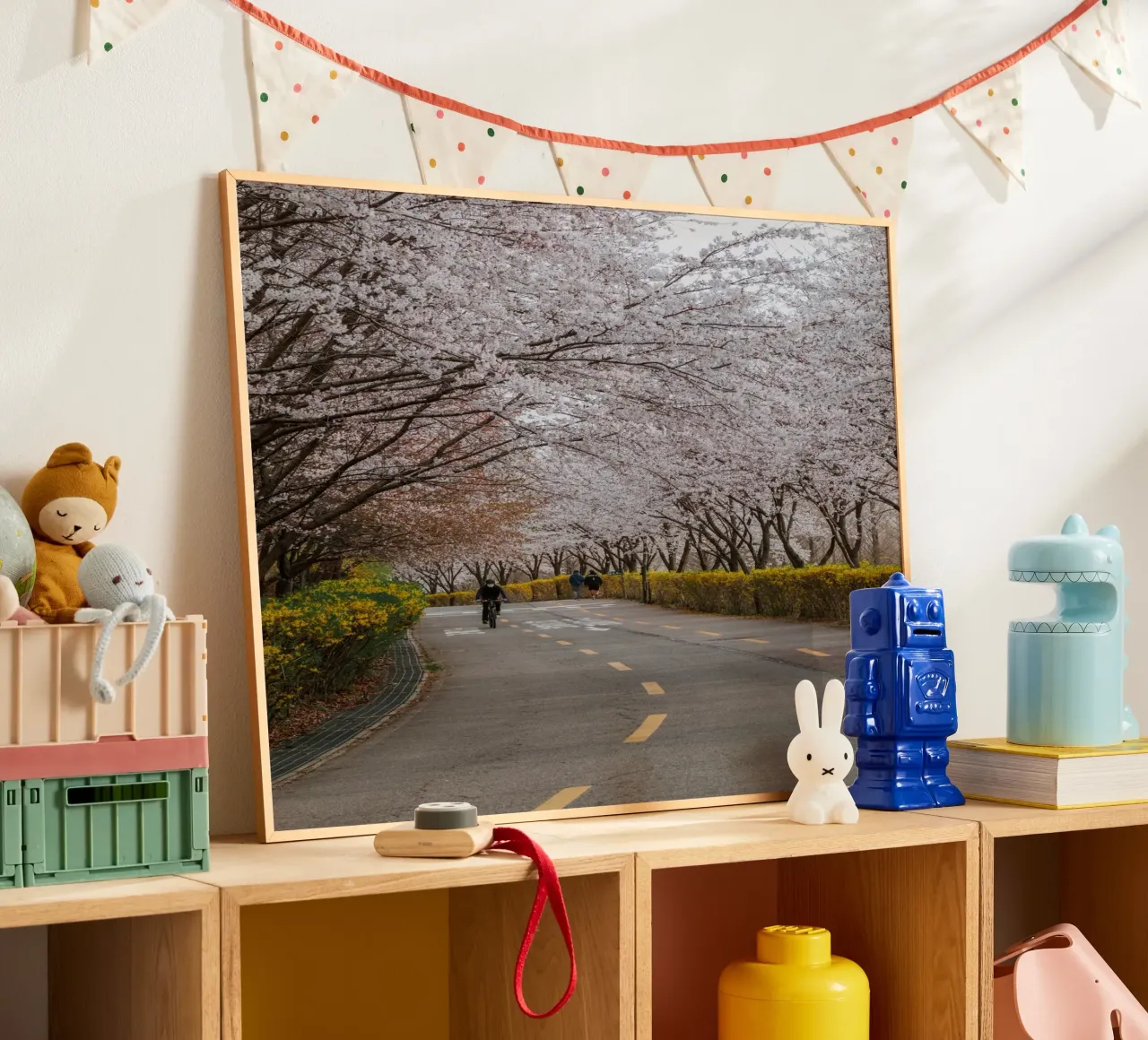 Fiori di ciliegio al Parco Haneul di Seul, Corea del Sud carta hahnemühle da mbgraphx2