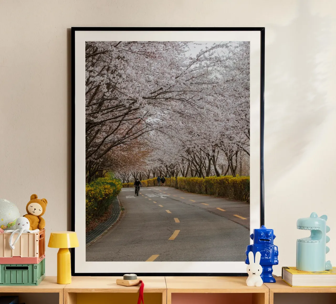 Fiori di ciliegio al Parco Haneul di Seul, Corea del Sud carta hahnemühle da mbgraphx2