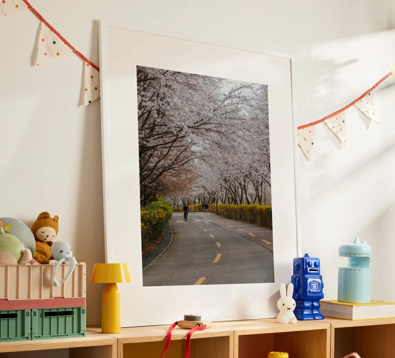 Fiori di ciliegio al Parco Haneul di Seul, Corea del Sud carta hahnemühle da mbgraphx2