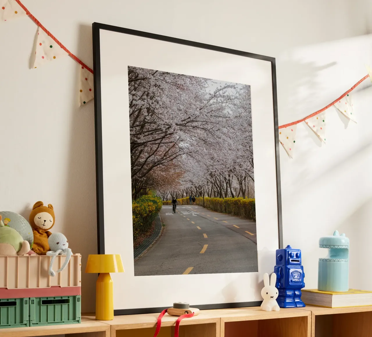 Fiori di ciliegio al Parco Haneul di Seul, Corea del Sud carta hahnemühle da mbgraphx2