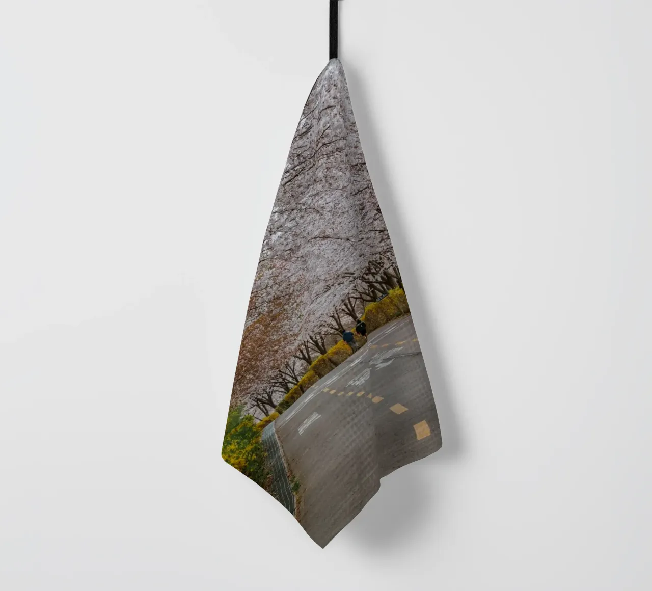 Fiori di ciliegio al Parco Haneul di Seul, Corea del Sud canovaccio da cucina da mbgraphx2