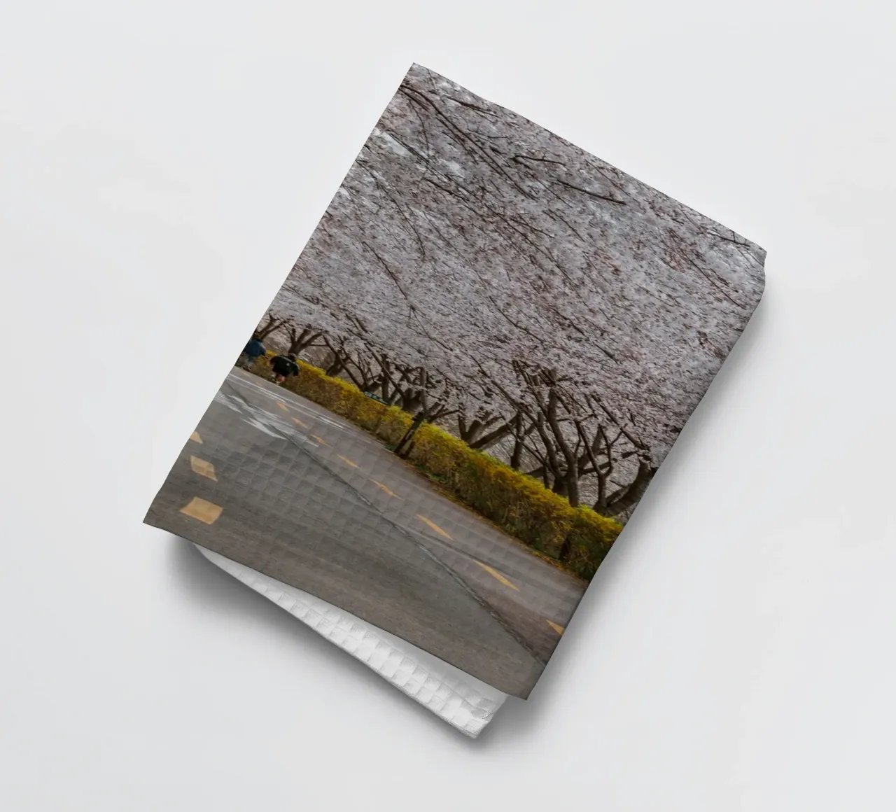 Fiori di ciliegio al Parco Haneul di Seul, Corea del Sud canovaccio da cucina da mbgraphx2